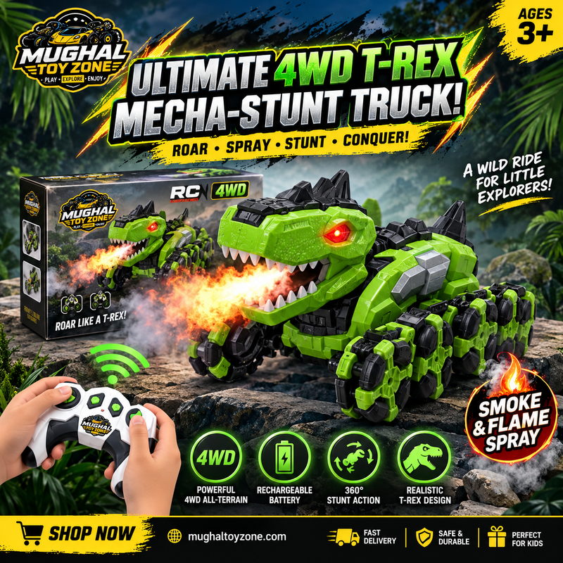 ULTIMATE 4WD T-REX MECHA-STUNT TRUCK 🦖🔥